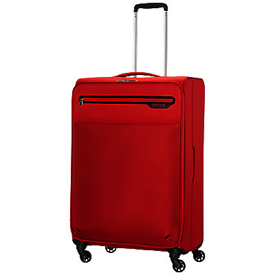 American Tourister Lightway 4-Wheel 74cm Large Suitcase Lava Red